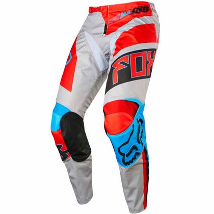 Pantalón de motocross Fox 180 FALCON  - GRIS ROJO 2017
