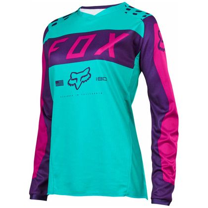 Camiseta de motocross Fox 180 WOMENS  - VIOLETA ROSA 2017