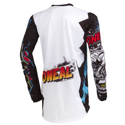Camiseta de motocross O'Neal ELEMENT - VILLAIN - WHITE 2023 - Blanco