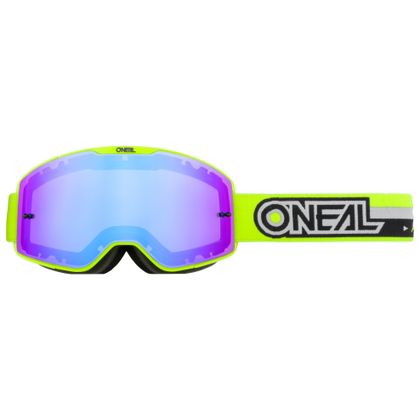 Gafas de motocross O'Neal B-20 - PROXY - NEON YELLOW BLACK - IRIDIUM BLUE 2023 - Amarillo / Negro Ref : OL1597 / 6023-331 