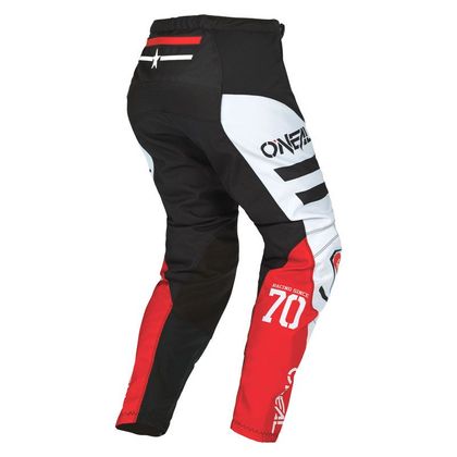 Pantalón de motocross O'Neal ELEMENT - SQUADRON V.22 - WHITE BLACK 2023 - Blanco / Negro