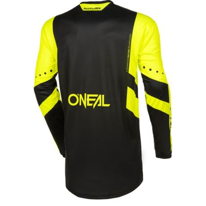 Camiseta de motocross O'Neal ELEMENT - RACEWEAR V24 2023 - Negro / Amarillo