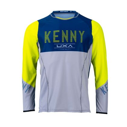 Camiseta de motocross Kenny TITANIUM NAVY NEON YELLOW 2022 - Azul / Amarillo Ref : KE1616 