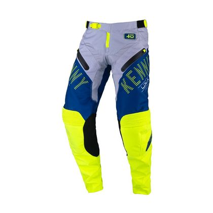 Pantalón de motocross Kenny TITANIUM NAVY NEON YELLOW 2022 - Azul / Amarillo Ref : KE1609 