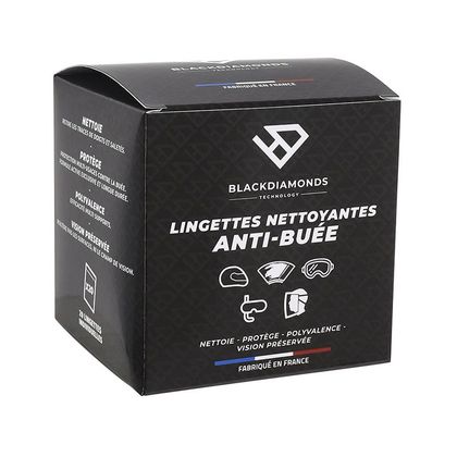 Lingettes BlackDiamonds anti-buée Universel Ref : BDD0004 / BD1028B20
