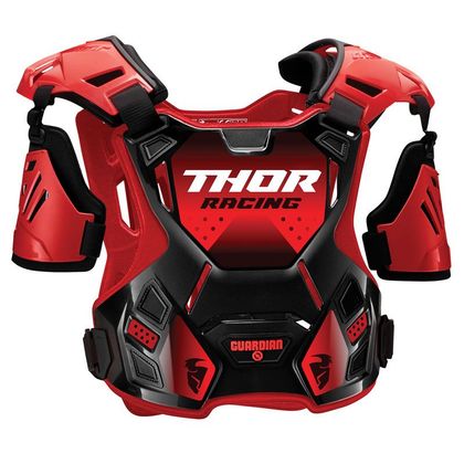 Peto Thor GUARDIAN - ROOST DEFLECTOR - BLACK RED 2023 - Negro / Rojo Ref : TO2427 