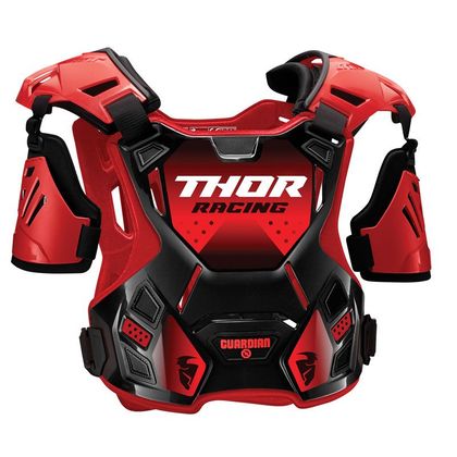Pettorina Thor YOUTH GUARDIAN - ROOST DEFLECTOR - BLACK RED - Nero / Rosso Ref : TO2433 