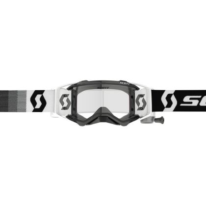 Gafas de motocross Scott Prospect WFS premium black/white clear works 2024 - Negro / Blanco
