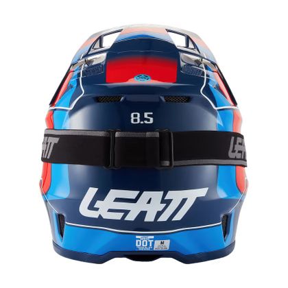 Casque cross Leatt 8.5 AVEC MASQUE 2027 - Bleu / Rouge