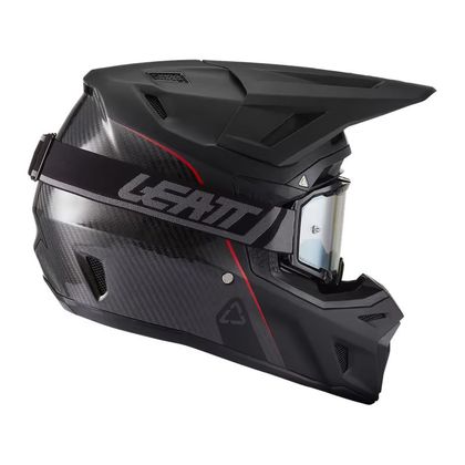 Casque cross Leatt 9.5 FIM CARBON AVEC MASQUE 2027 - Carbone