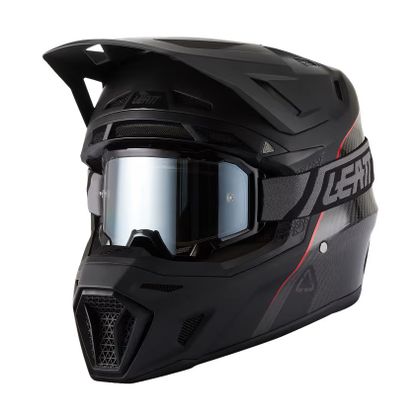 Casque cross Leatt 9.5 FIM CARBON AVEC MASQUE 2027 - Carbone Ref : LB1219