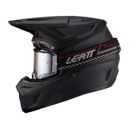 Prilba na motocross Leatt 8.5 S MASKOM 2027 - Čierna