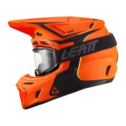 Čelada za cross Leatt 8.5 Z MASKO 2027 - Črna / Oranžna