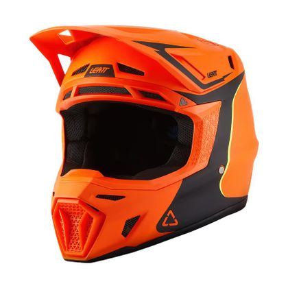 Čelada za cross Leatt 8.5 Z MASKO 2027 - Črna / Oranžna