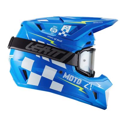 Casque cross Leatt 7.5 AVEC MASQUE 2027 - Bleu