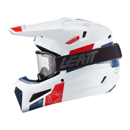 Leatt 3.5 AJOLASEILLA 2027 Cross-kypärä - Valkoinen / Punainen