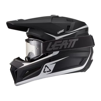 Prilba na motocross Leatt 3.5 S MASKOM 2027 - Čierna
