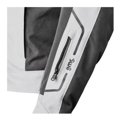 Motocyklová bunda GMS FLOWBOW WATERPROOF - Šedá / Černá