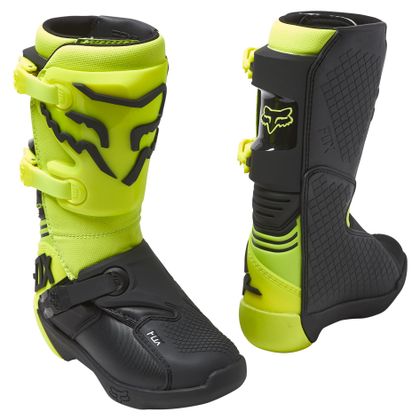 Bottes cross Fox YOUTH COMP - FLUO YELLOW Ref : FX3417 