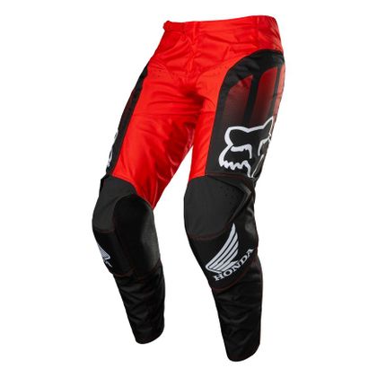 Pantalón de motocross Fox 180 HONDA - BLACK RED 2023 - Negro / Naranja Ref : FX3365 