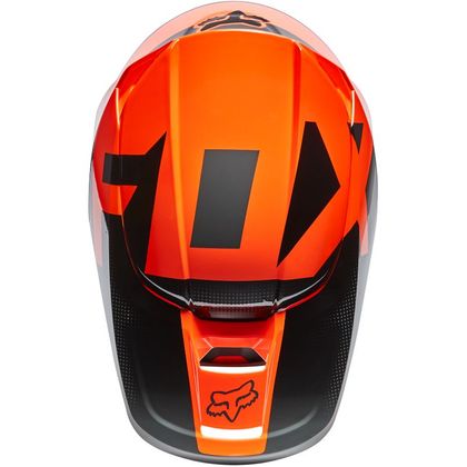Casco de motocross Fox YOUTH V1 DIER - FLUO ORANGE - Naranja / Negro