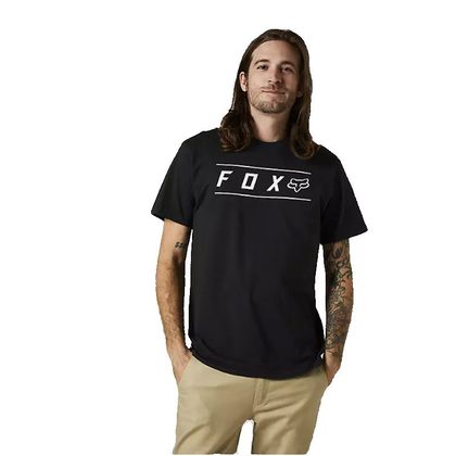 T-Shirt manches courtes Fox PINNACLE PREMIUM - Noir / Blanc Ref : FX3867 