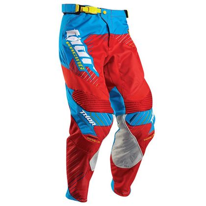Pantalón de motocross Thor CORE HUX LE EDITION LIMITED  - RED/CYAN 2017 Ref : TO1532 