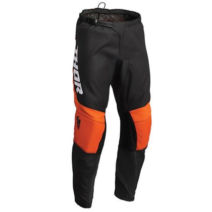 Pantalón de motocross Thor SECTOR CHEV CHARCOAL RED ORANGE ENFANT - Gris / Naranja Ref : TO2727 