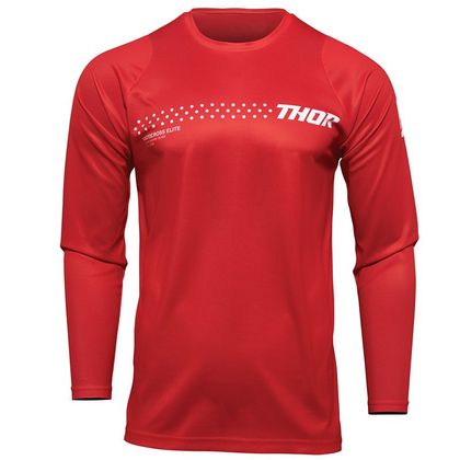 Camiseta de motocross Thor SECTOR MINIMAL RED 2023 - Rojo Ref : TO2643 
