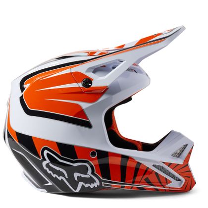 Casco de motocross Fox V1 GOAT 2023 - Naranja
