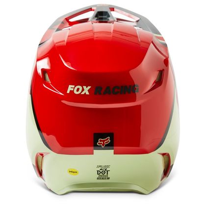 Casque cross Fox V1 XPOZR 2023 - Rouge / Blanc