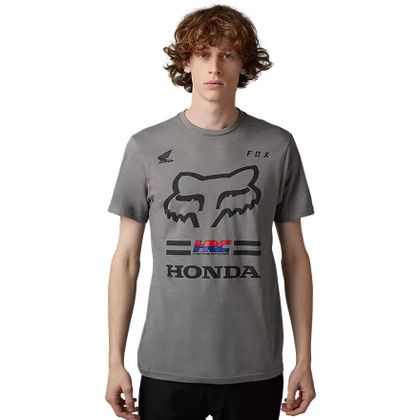 Camiseta de manga corta Fox HONDA II - Gris Ref : FX4013 