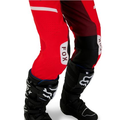 Pantalón de motocross Fox FLEXAIR OPTICAL 2024 - Rojo / Blanco