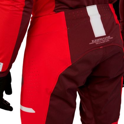 Pantalón de motocross Fox FLEXAIR OPTICAL 2024 - Rojo / Blanco