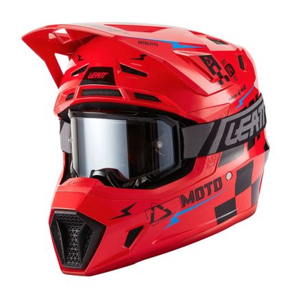 Motokrosová helma Leatt 7.5 S MASKEM 2027 - Červená Ref: LB1230