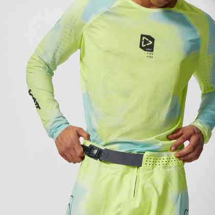 Leatt 5.5 ULTRAWELD 2027 Crossshirt - Geel / Blauw