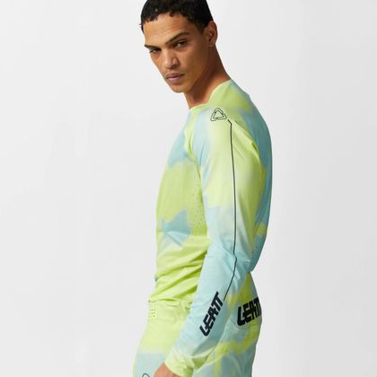 Leatt 5.5 ULTRAWELD 2027 Crossshirt - Geel / Blauw
