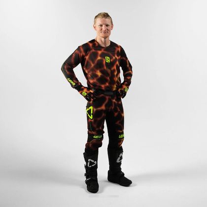 Leatt 5.5 ULTRAWELD 2027 Crossshirt - Oranje / Zwart