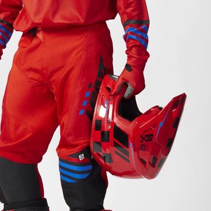 Leatt 3.5 RIDE KIT TRØJE+BUKSER STRIPES 2027 Cross outfit - Rød / Sort