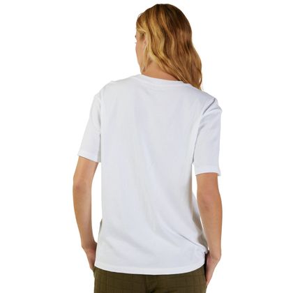 T-Shirt manches courtes Fox WOMEN LEVEL UP - Blanc