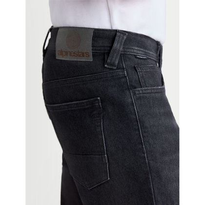 Alpinestars FLEX-AST 8 DENIM SHORT Motorcykelbukser - Lige / Regulær - Sort.