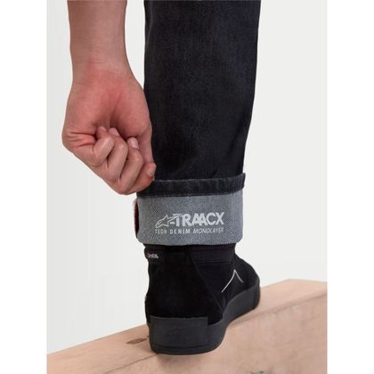 Alpinestars FLEX-AST 8 DENIM SHORT Motorcykelbukser - Lige / Regulær - Sort.
