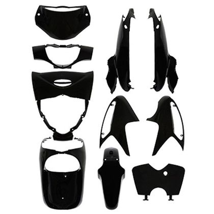 Kit carénage P2R noir brillant (10 pièces) maxi-scooter - Noir