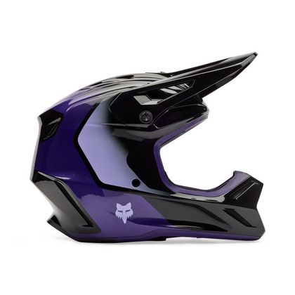 Fox V3 - SPIRE - KIND Cross-Helm - Schwarz / Lila