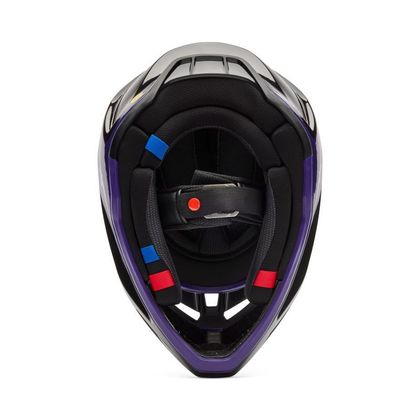 Fox V3 - SPIRE - KIND Cross-Helm - Schwarz / Lila