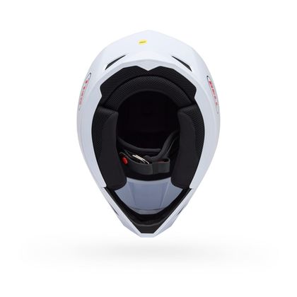Bell MX-10 MIPS SOLID 2026 Cross-Helm - Weiß / Rot