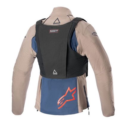 Kurtka enduro Alpinestars TECHDURA 2027 - Brązowy / Niebieski