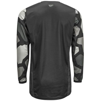 Camiseta de motocross Fly KINETIC K221 - BLACK GREY 2021 - Negro / Gris