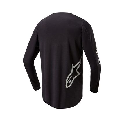 Camiseta de motocross Alpinestars FLUID - GRAPHITE - BLACK DARK GRAY 2024 - Negro / Gris