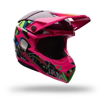 Bell MOTO-10 GP SYNCHRO LIMITED EDITION 2027 Cross helmet - Pink Ref : EL0898